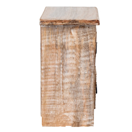 Commode à 2 tiroirs décorés 20x21 cm