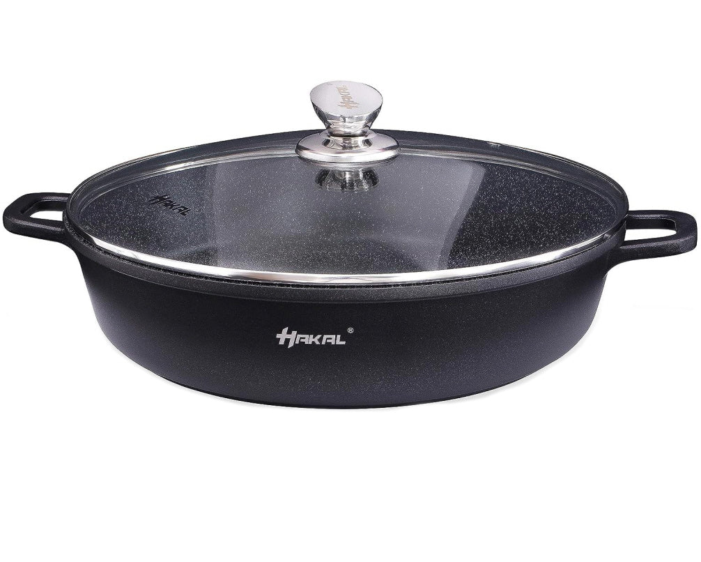 Hakal line lage braadpan met deksel – marmercoating, inductie, Ø 28 tot 40 cm – foto 13