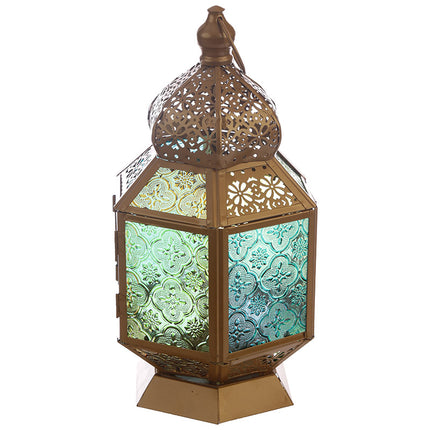 Petite lanterne marocaine dorée