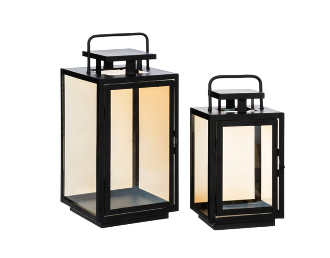 Lanterne Amber - Moyenne - Petite - Hauteur 38 cm - 27.5 cm