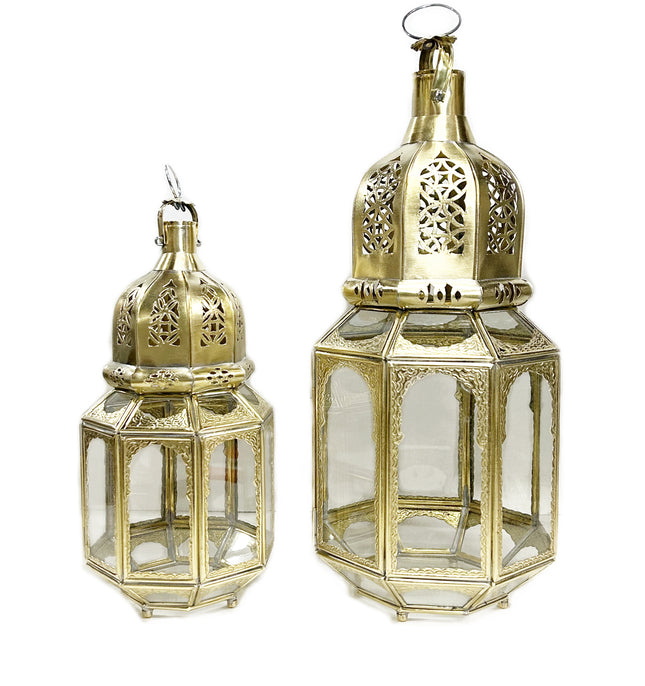 Lanterne en laiton zwina octogonale