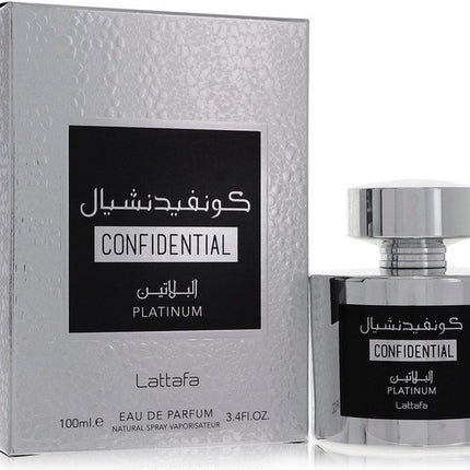 Parfum homme EDP Lattafa 100 ml Confidential Platinum