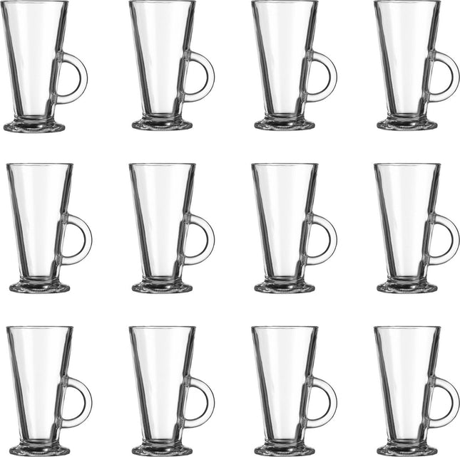 Verres Latte Macchiato/Irish Coffee - 28 cl - 12 pièces - Beaux verres à café