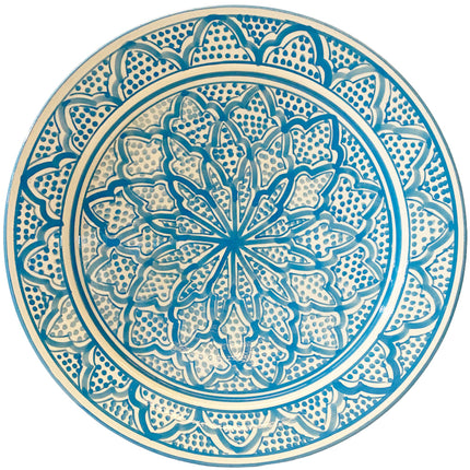 Plat marocain peint à la main ø35 cm