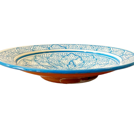 Plat marocain peint à la main ø35 cm