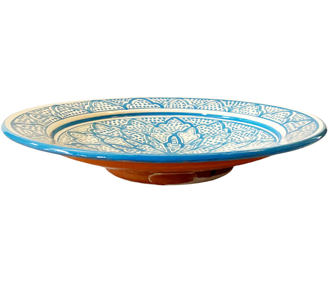 Plat marocain peint à la main ø35 cm