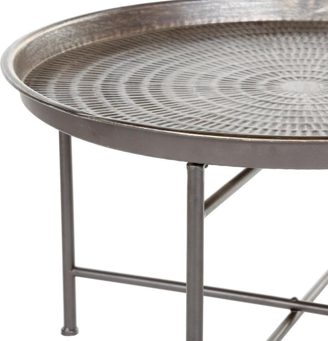 Living Salontafel Donker Grijs - Ø 65 cm