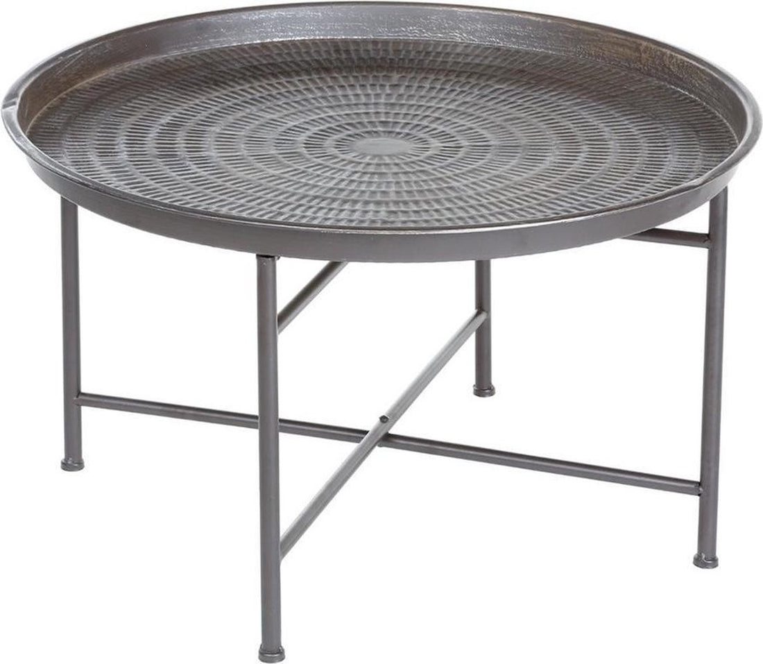 Living Salontafel Donker Grijs - Ø 65 cm