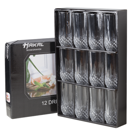 Verre à cocktail en cristal - 36cl-12 pièces