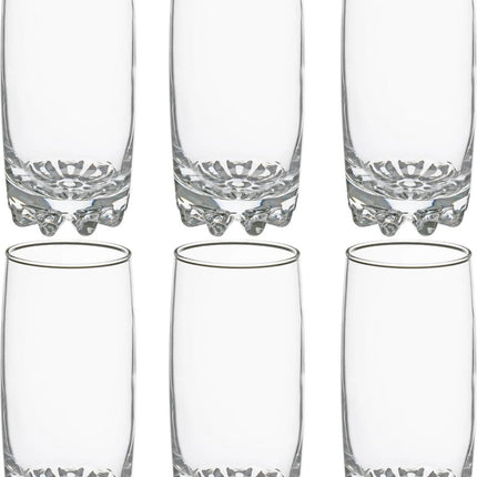 Lot de 6 verres à long drink Tin 380 ml en verre