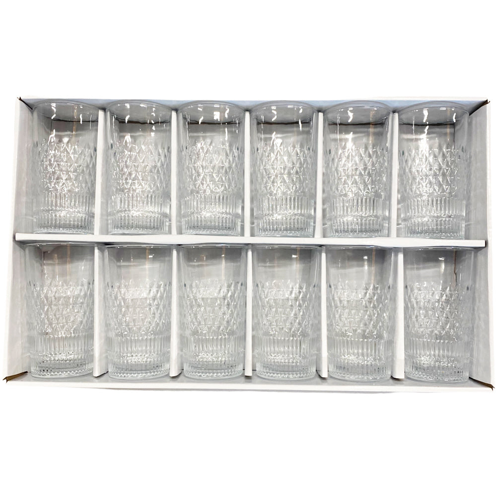 Longdrinkgläser - 37,5 cl - 12er-Set