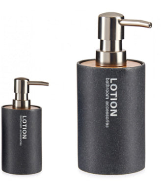 Distributeur de savon/pompe à savon anthracite 350 ml