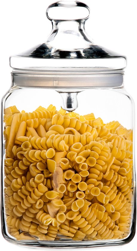 Luminarc Candy Jar - Glass Storage Jar with glass lid - 2 liters
