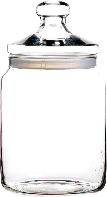 Luminarc Candy Jar - Glass Storage Jar with glass lid - 2 liters