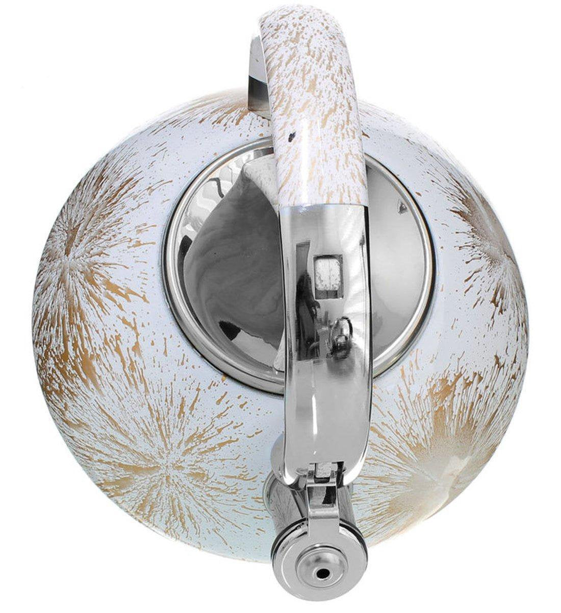 Luxury Whistling Kettle - 3.5 liters - original stainless steel whistling kettle