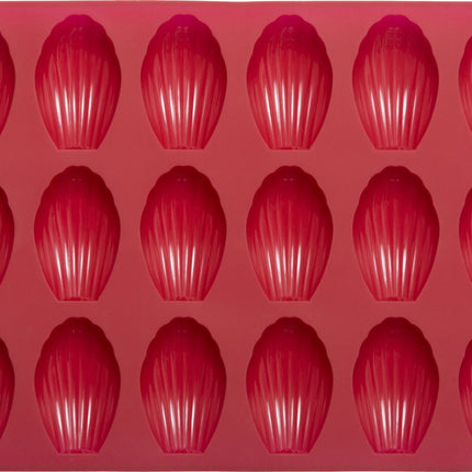 Moule à madeleines en silicone 36 x 23,5 x 2cm pour 18 madeleines