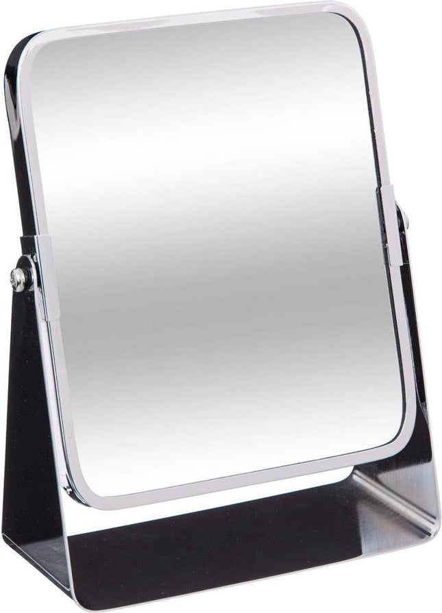 Miroir de maquillage - grossissement x3 - métal - 7 x 20 cm