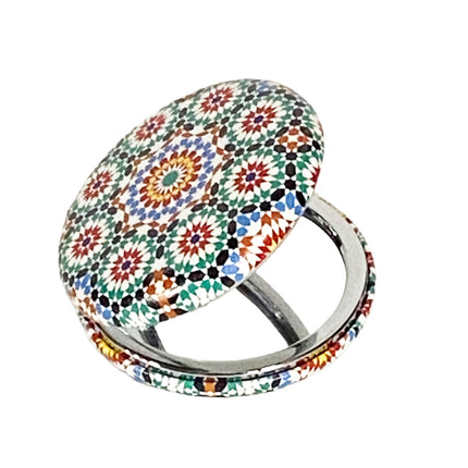 Miroir de poche de maquillage rond