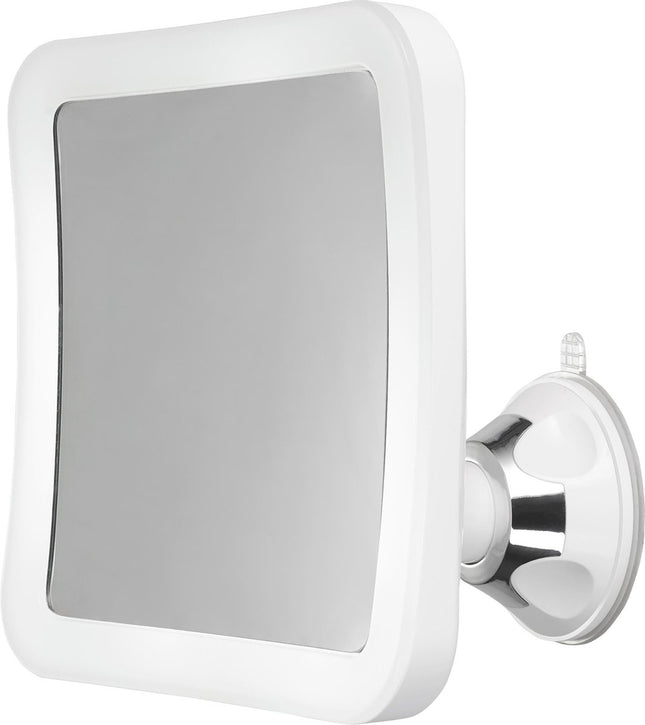 Miroir de maquillage éclairant LED carré CR 2169 blanc