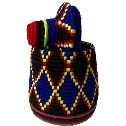 Panier de rangement marocain coloré