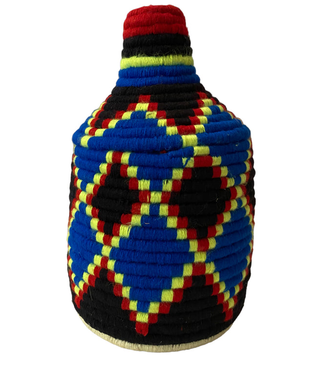 Panier berbère marocain coloré