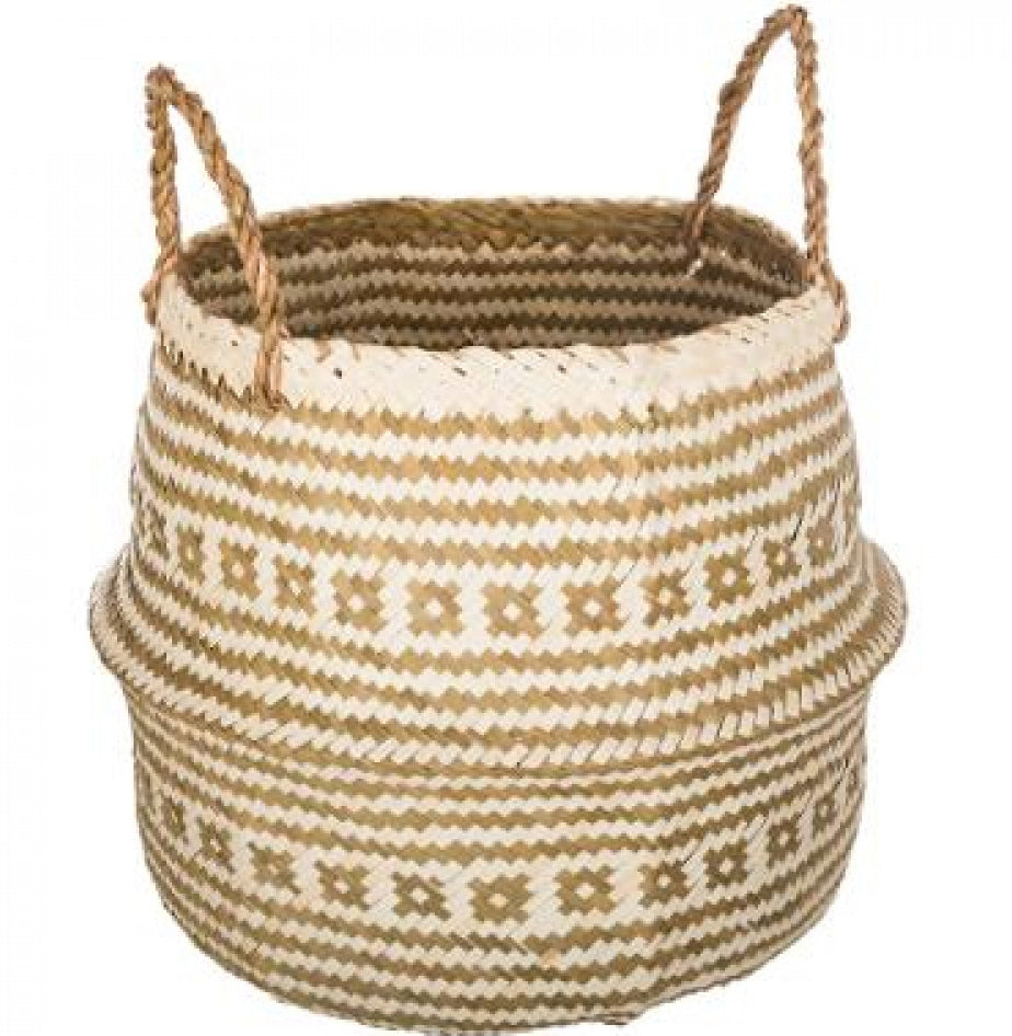 Mand van geweven  zeegras