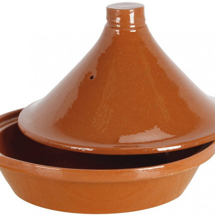 Grande tajine en terre cuite Ø 32 cm - terre cuite