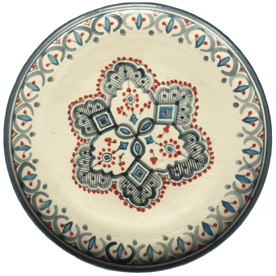 Moroccan plate 25 cm