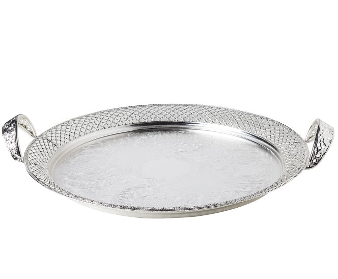 Marokkanisches Silbertablett Ø 40 CM