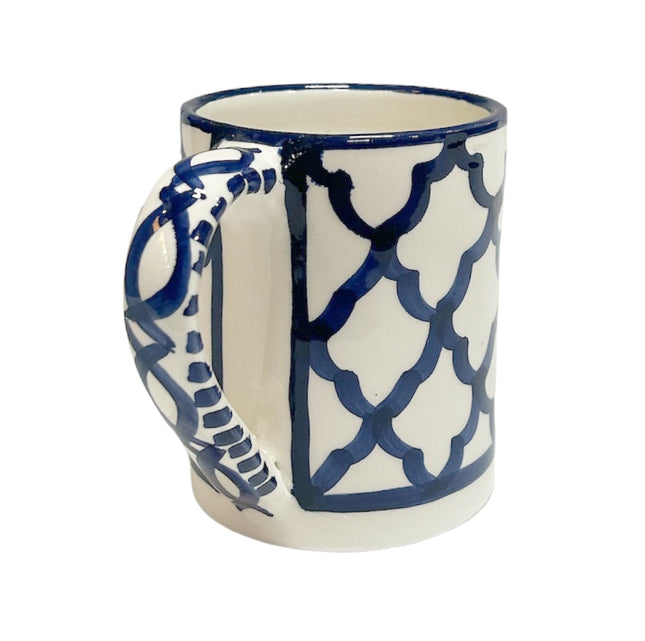 Mug en céramique marocaine avec anse