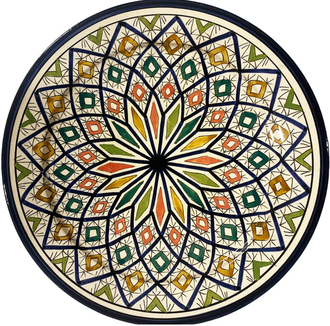 Plat marocain Zwaka 35 cm