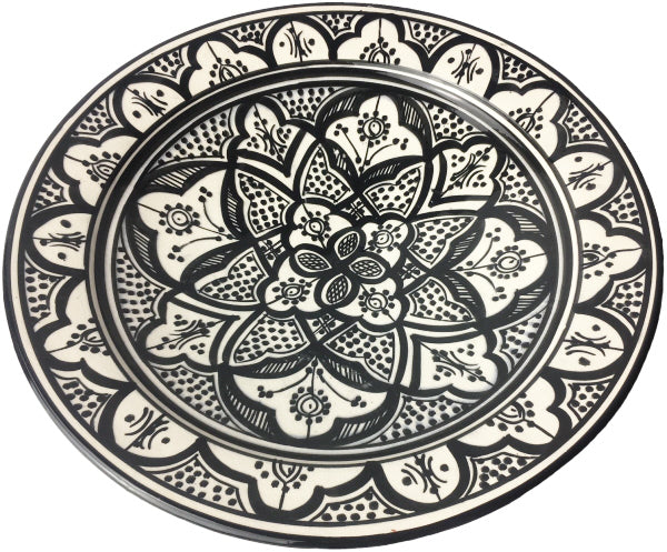 Ø34 cm Plat Marocain Fait Main