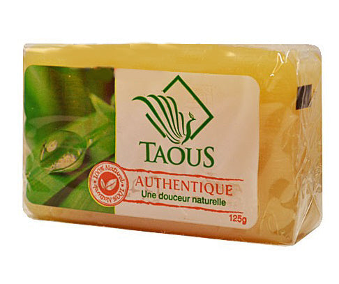 Taous Authentique zeep (sabon Taous) – 125 gram, voor alle huidtypen