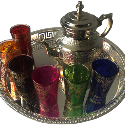 Service à thé marocain de luxe
