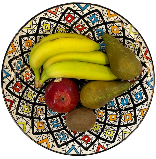 Plat marocain en céramique Ø35