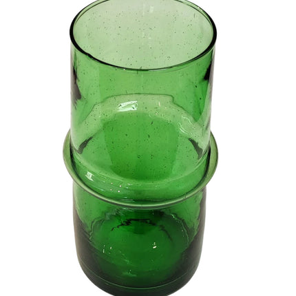 Vase marocain soufflé en verre recyclé