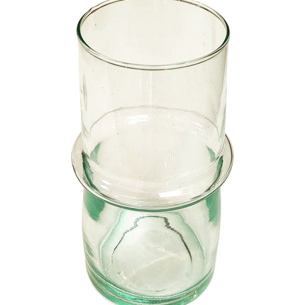 Vase marocain soufflé en verre recyclé