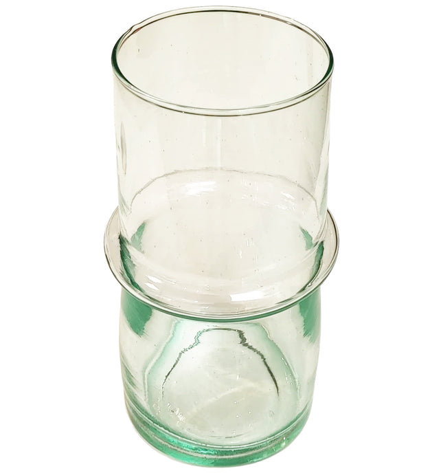 Vase marocain soufflé en verre recyclé