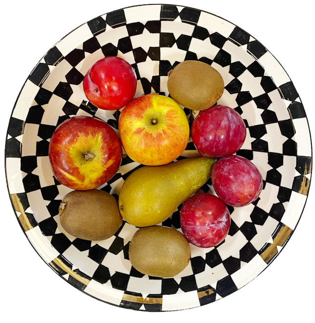 Plat marocain en céramique de Fès Ø33