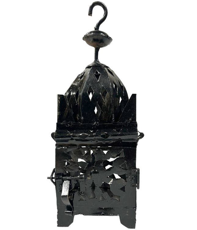 Lanterne Marocaine Noire Classique - Faite à la main