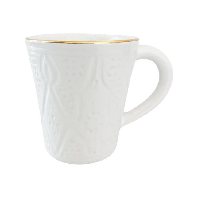 Mug avec anse et liseré doré - Empreinte
