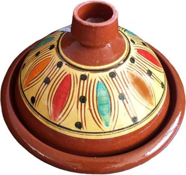 Tajine Marocaine Originale en Terre Cuite Ø 25 Cm