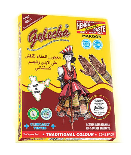 Golecha Henna-Konus kastanienbraun