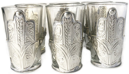 Main de Fatima en verre de Marrakech