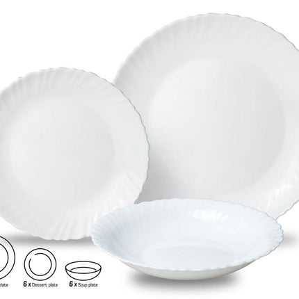 KINGHOFF Service de Table 18 pièces – Élégance et Fonctionnalité en un Seul Set