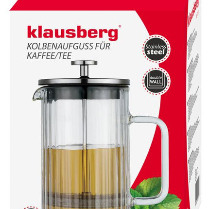 Presse-café/thé à piston Klausberg - Verre - 0.6L