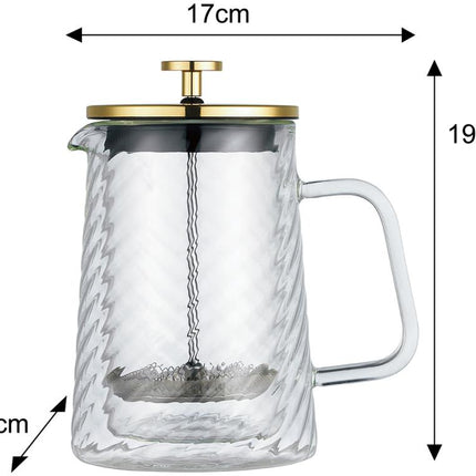 Presse-café/thé à piston Klausberg - Verre - 0.6L