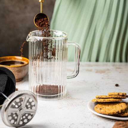 Klausberg Cafetière et Théière à Piston - Verre Double Paroi - 350 ml