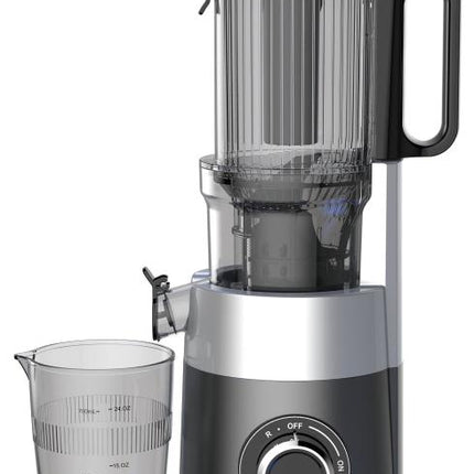 Extracteur de jus Klausberg KB-7881 – Pressage à froid de fruits et légumes | Large ouverture XXL de 113 mm | Boîtier en acier inoxydable | Fonctionnement silencieux