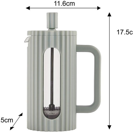 Klausberg Cafetière/Théière à Piston - 350 ml - Vert olive